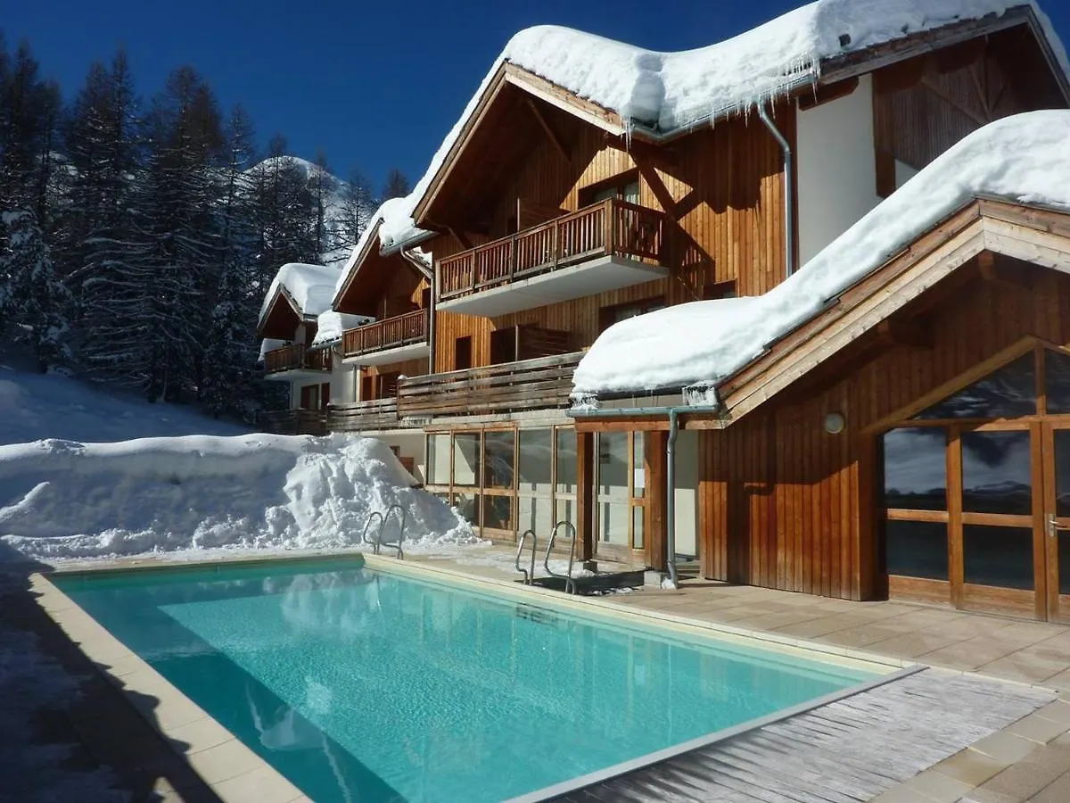Chalet Mitoyen Aux Orres Avec Piscine Chauffee, Sauna, Hammam - Skis Aux Pieds - 6 Pers. - Fr-1-322-110 Les Orres